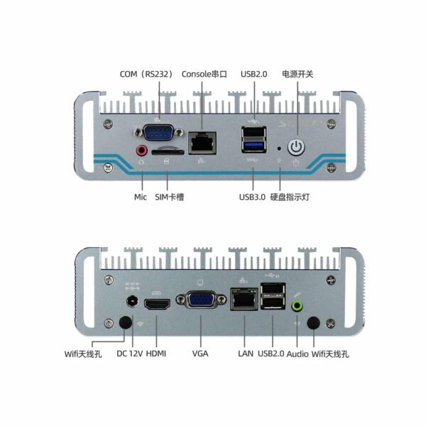 J4125 fanless compact mini IPC  SCI-S4010 - Image 13