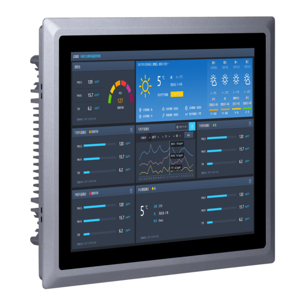 12.1 inch fanless embedded industrial panel PC SCP-K121SR