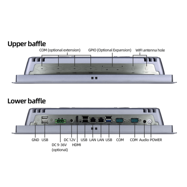 15 inch J4125 resistive industrial panel PC K150SZ - Image 9