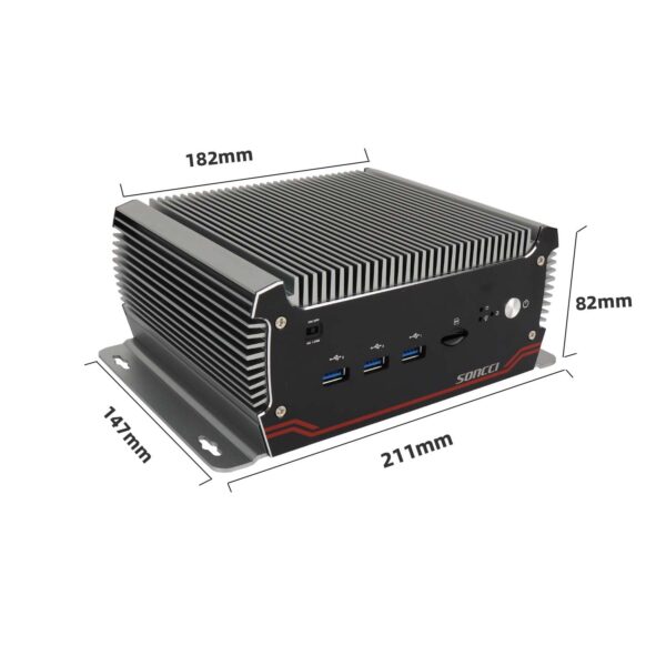 SCI-S4000H2  Dual HDMI triple display wide-voltage embedded industrial computer - Image 6